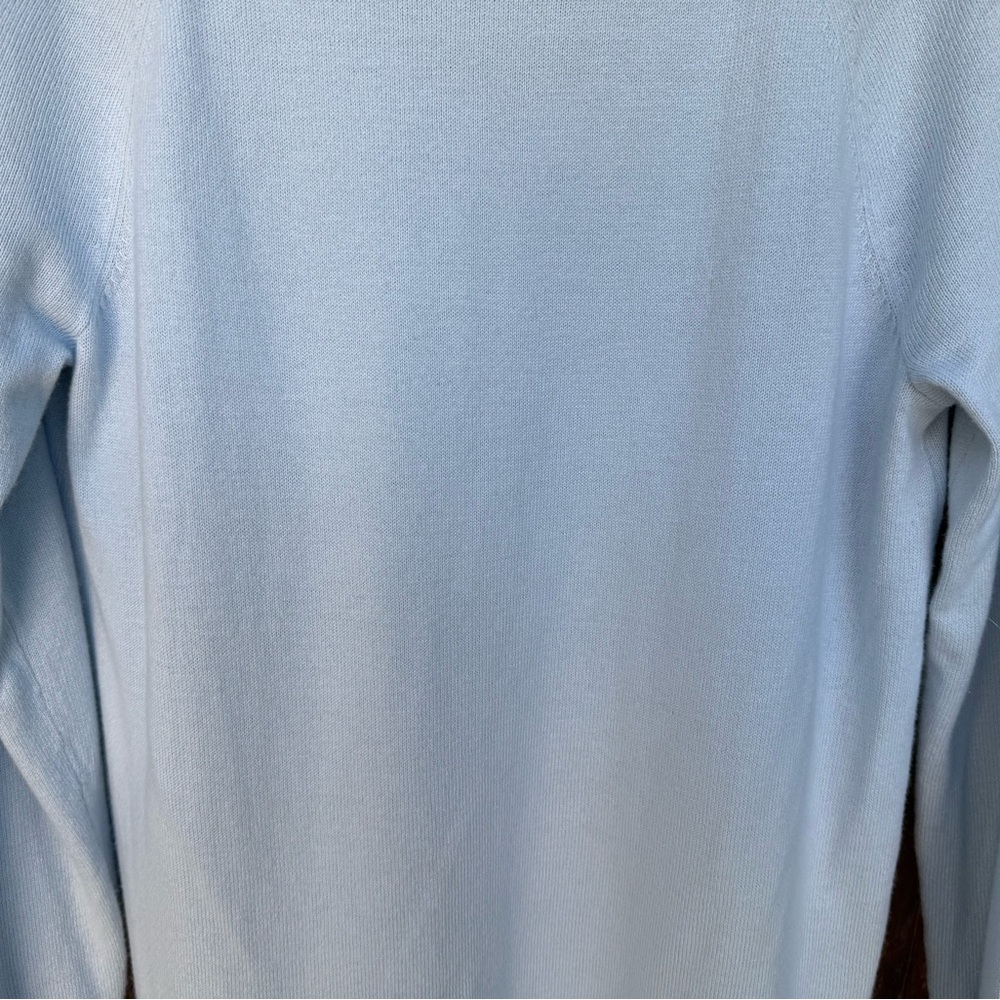 Loft Light Blue Long Sleeve Sweater Size Medium. - Picture 13 of 15